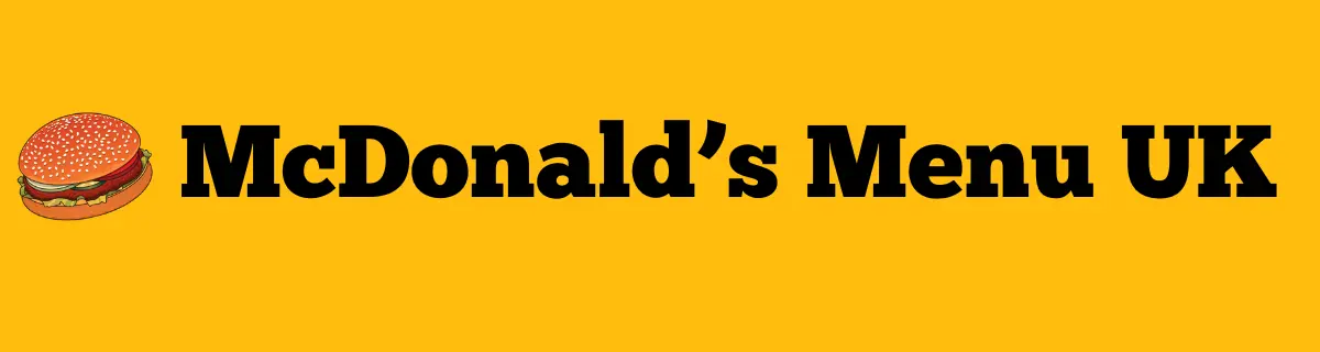 McDonald's Menu UK