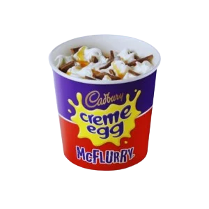 Cadbury Creme Egg McFlurry – McDonald’s Easter Menu